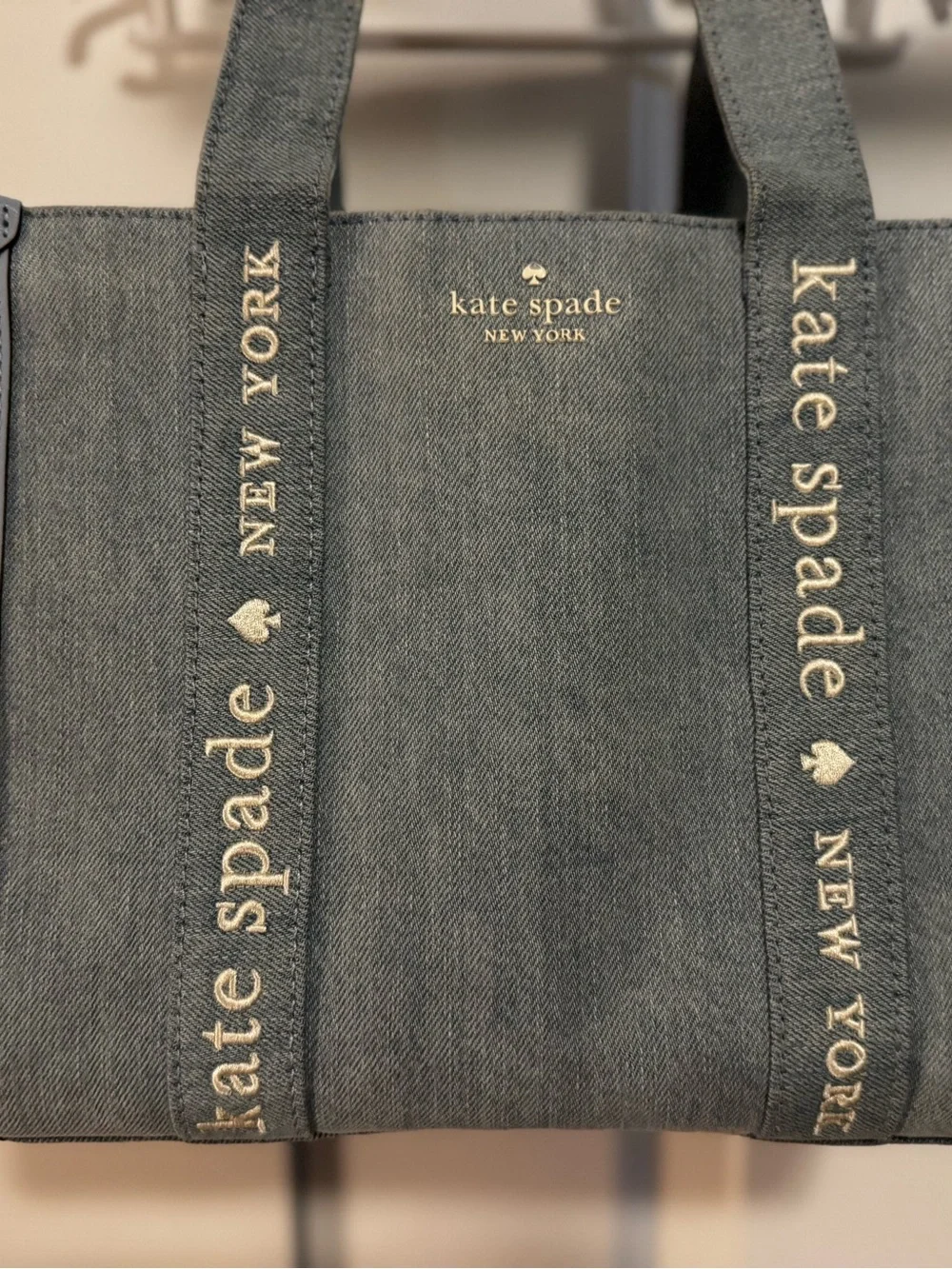 kate spade Light Blue Denim Small Tote Bag
